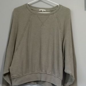 Z Supply Green Long Sleeve Top